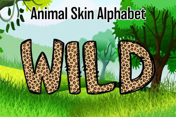 Download Safari Animal Alphabet Doodle Leopard - Safari animal Collection