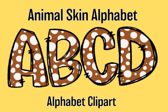 Download Cute Safari Animal Alphabet Doodle 1 - Safari animal Collection