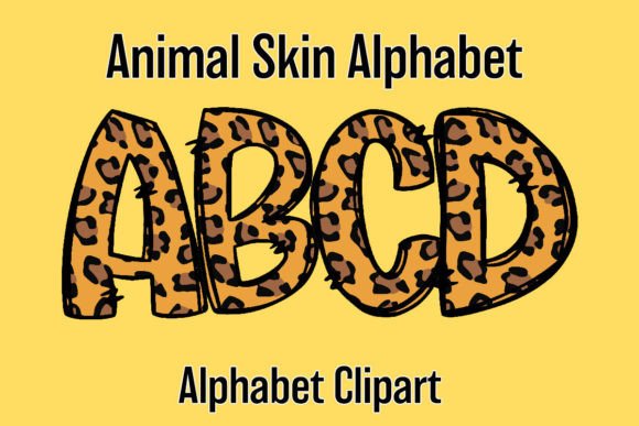 Download Safari Animal Alphabet Doodle Cheetah - Safari animal Collection