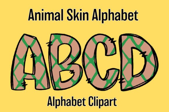 Download Cute Safari Animal Alphabet Doodle 3 - Safari animal Collection