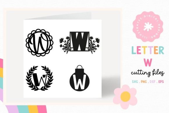 Download Letter W SVG Cut File | Alphabet SVG - Premium Bundle
