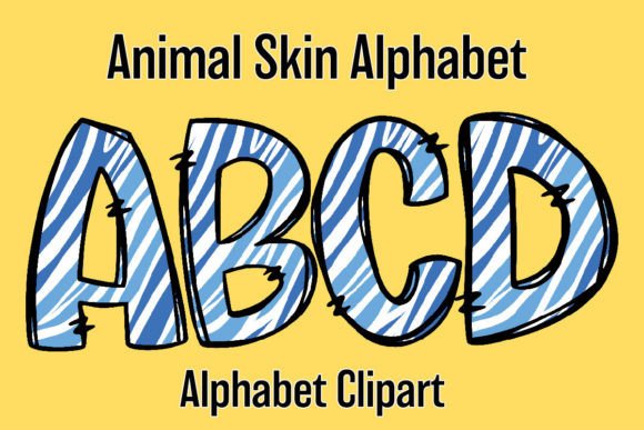 Download Cute Safari Animal Alphabet Doodle 5 - Safari animal Collection