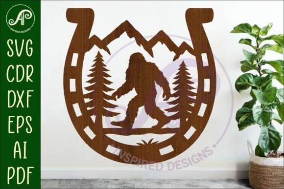 Download Horse Shoe Bigfoot Wall Sign - Premium Resources